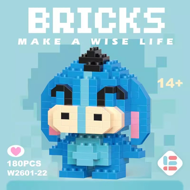 -22 Миниатюрный ослик с торчащими ушками