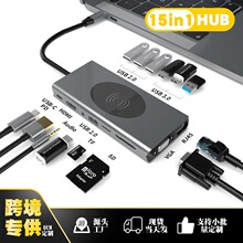 15��1type-c�Uչ�]usb hub������15W�֙C�o���� USB3.0ǧ����չ�]