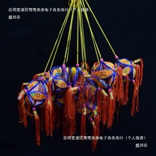 广西壮族特色公分公分绣球民族风刺绣花布手工绣球表演道具纯手工