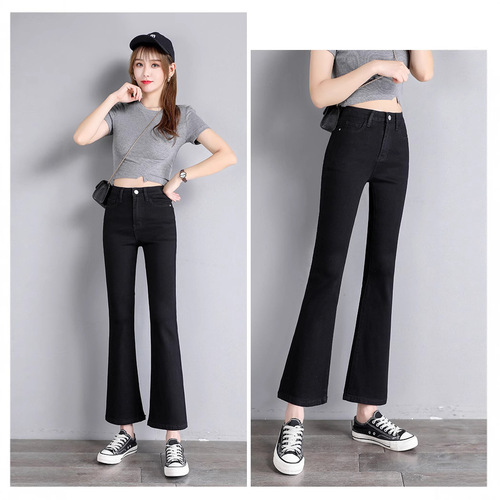 Women's 9-inch Tapered Pants for Spring and Summer, White Slimming High-Waisted Tailored Wide-leg Pants for Petite Women