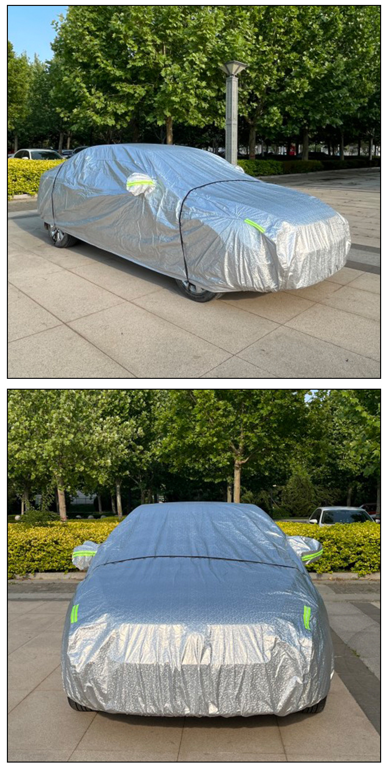 Full Coverage Car Cover Sedan Waterproof Snowproof Reflective_voghion.com