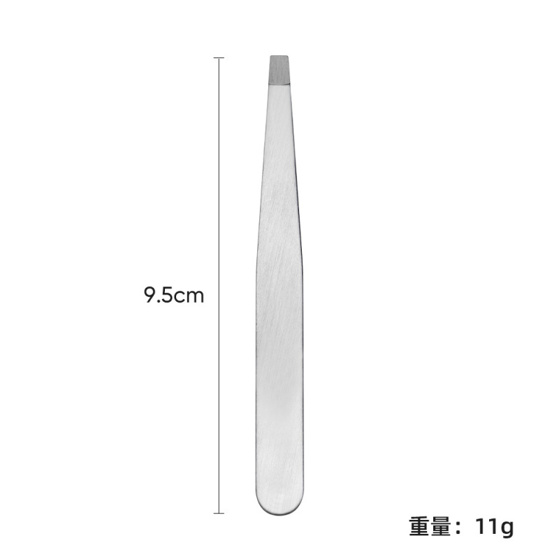精密カラーステンレス鋼眉毛クリップ斜め口フラット口 96 眉毛クリップ美容ツール毛抜きピンセット美容眉毛トリミングクリップ|undefined