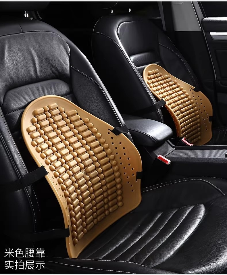 Car Lumbar Support Cushion for Office Seats, Breathable Backrest Cushion for Summer Use