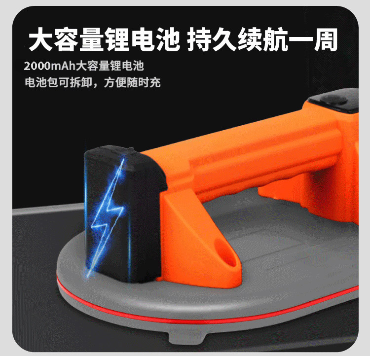 Taylor Dual-Motor Electric Suction Cup Air Pressure Lifting Device for Handling Large Glass, Tiles, Marble, and Rough Surfaces on Construction Sites