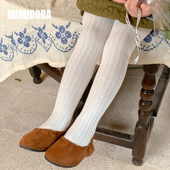 Girls' pantyhose spring and autumn children's leggings baby baby leggings solid color girls' stockings for children and middle-aged children
