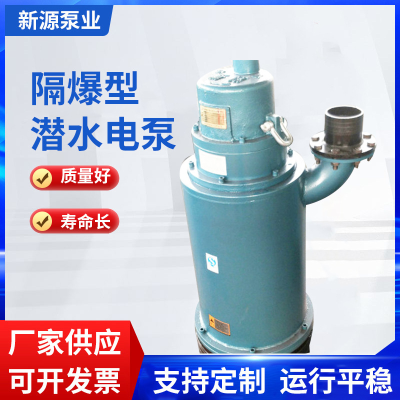 井下防爆排污泵 隔爆型排污排沙潜水电泵 矿用防爆型潜水排沙电泵