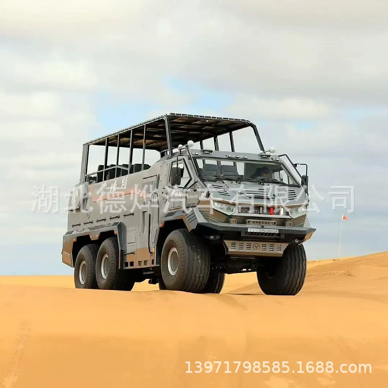 Экспортная модель Dongfeng — шестиколесный внедорожник для пустыни с дизельным двигателем Cummins мощностью 375 л.с.