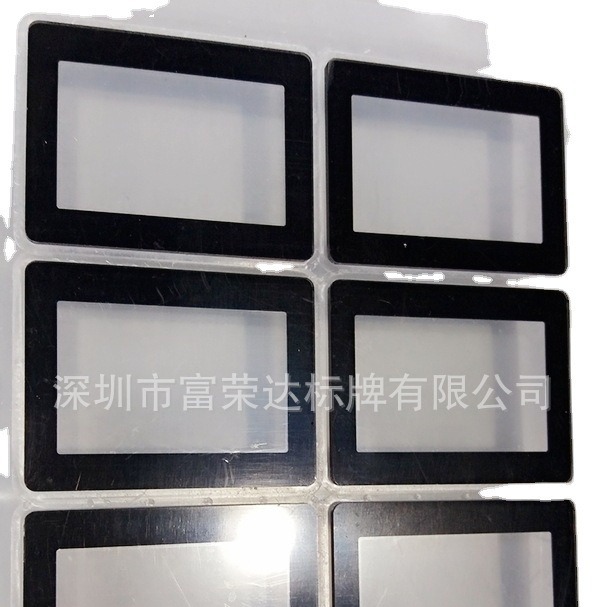 开关按键标贴标牌丝印PVC面板薄膜半透明款仪器鼓包面贴P C产品贴