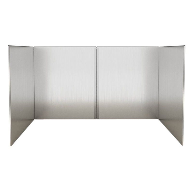 Oil baffle kitchen stainless steel oil baffle thickened high temperature gas stove insulation board easy to clean manufacturers
