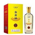 厂货直发湖北特产金荞酒42度纯粮整箱6*500ml礼盒装苦荞酒批发