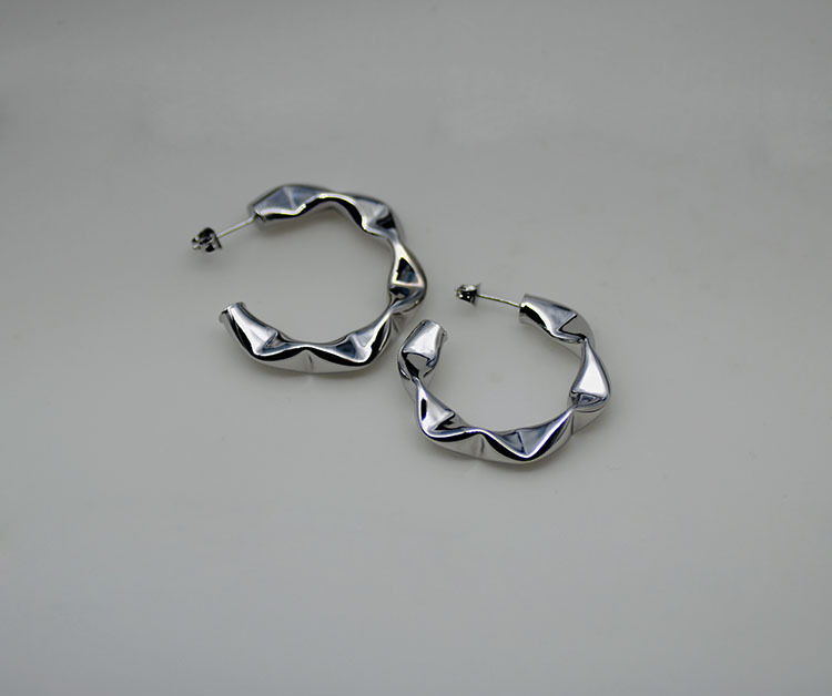 Solid Color Pattern Women's Gender 1 Pair Simple Style Solid Color Plating Copper 18k Gold Plated Earrings