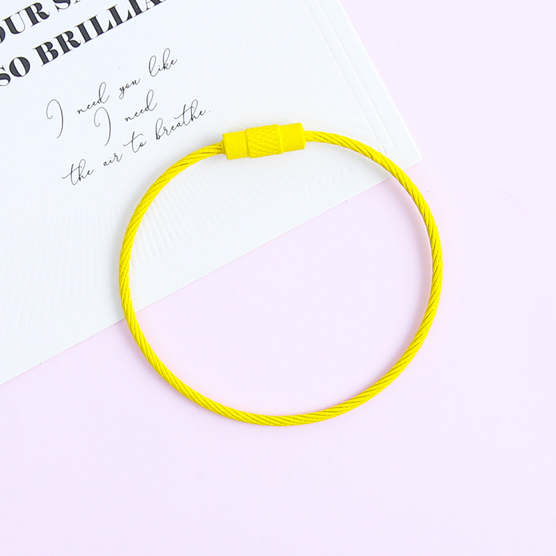 【yellow】wire ring