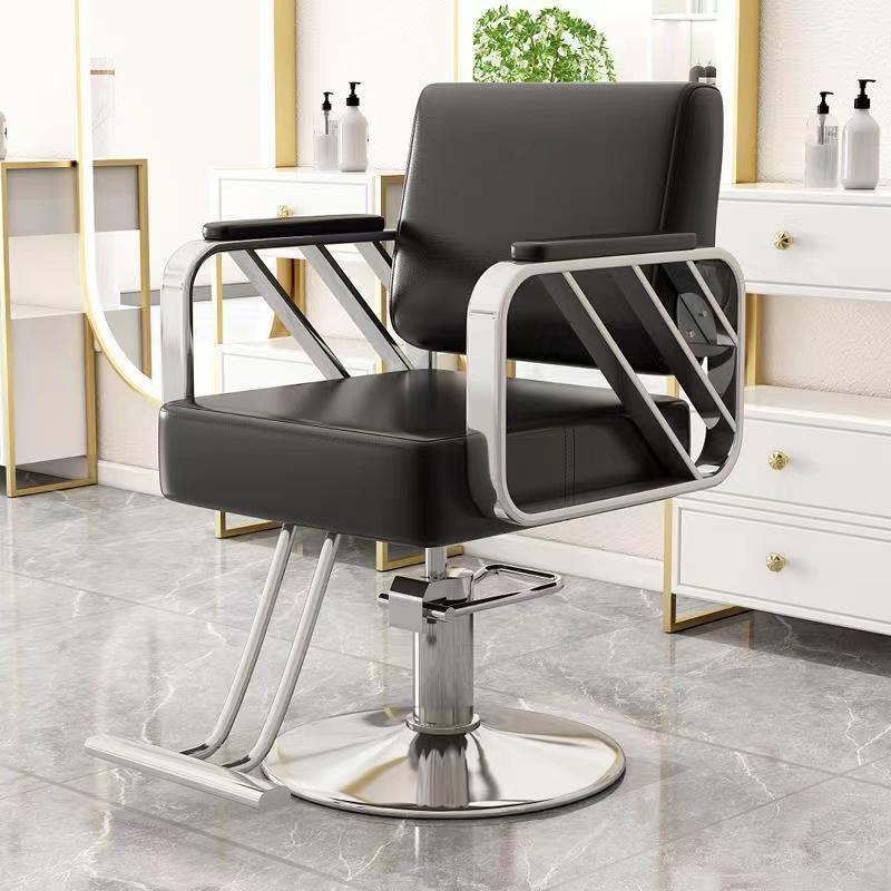Peluquería Silla de pelo salón especial de corte de pelo taburete de alto grado teñido caliente asiento de elevación silla giratoria de pelo al por mayor