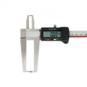 广陆数显不锈钢刀头双内沟槽卡尺测量小孔内的内沟槽尺寸量程150-