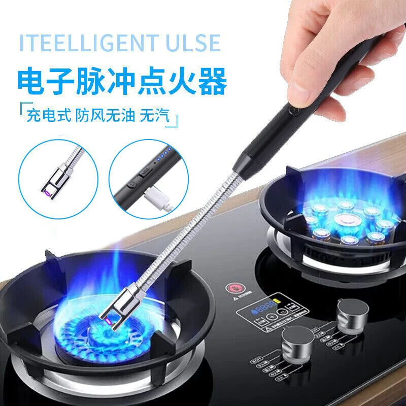 Кухонная зажигалка для бытовой газовой плиты, электронная импульсная зажигалка, палочка для зажигания