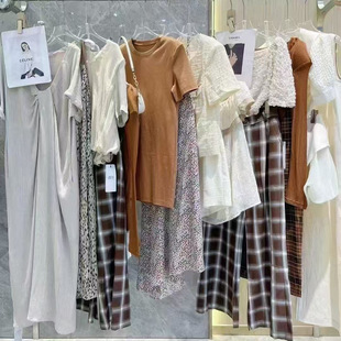 25 Xiaxi Exquisite Intellectual Fashion Elegant Women's Clothing Brand Clearance Discount Wholesale Ishii Tail Goods First-Hand Supply
