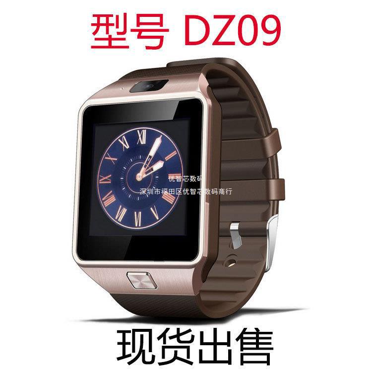 DZ09 reloj inteligente pulsera reloj teléfono bluetooth pantalla táctil foto fábrica en stock