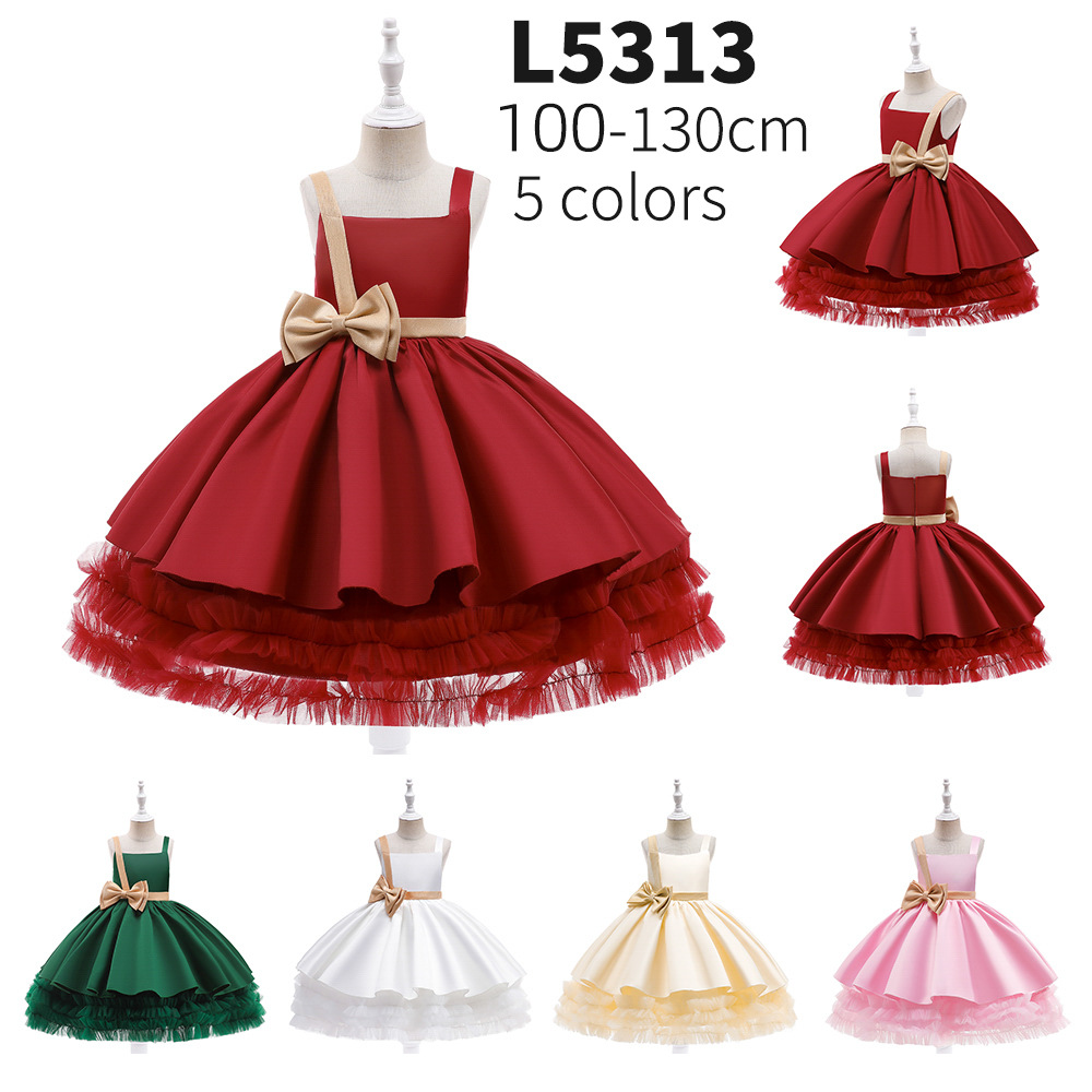 Vestido de las niñas de Navidad Cosplay juego traje de los niños vestido de princesa vestido malla pastel pettiskirt
