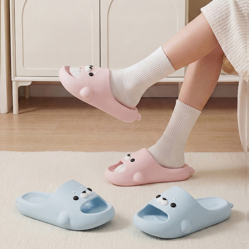 Pantofole a forma di foca carine, di alta qualità, per donna, estive, da usare all'aperto o in casa, sandali antiscivolo in EVA con suola morbida, perfetti anche per uomo._voghion.com