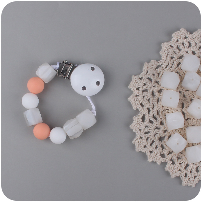 14mm octogonal cuentas de silicona molar juguetes DIY bebé suministros pulsera mordedor chupete cadena collar accesorios la joyería