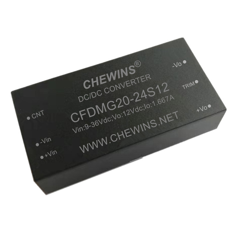 CFDMG20-24S12  DCDC电源模块9-36V输入24V转12V矿用医用20W稳压