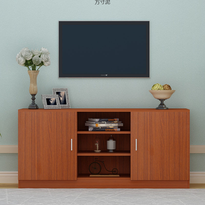 Тумба под телевизор 80x24x35 см цвет светлый орех