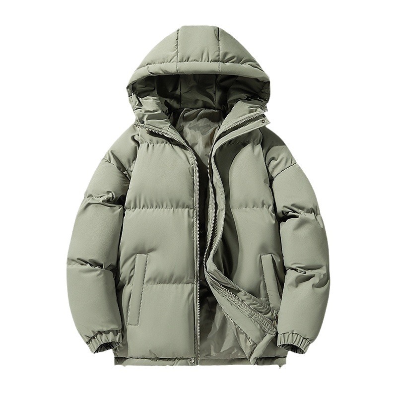 23 Felpe con cappuccio invernali da donna e da uomo in cotone, giacche alla moda in tinta unita calde e spesse, Breadms da uomo_voghion.com