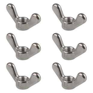 304 316 stainless steel butterfly nut ingot nut hand screw big ear nut horn ring nut