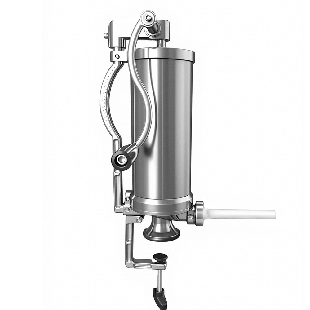Hand-Cranked 3L/2L Pig, Cow and Sheep Casing Sausage Filling Tool Sausage Filling Machine Household Manual Stainless Steel Spicy Sausage Filling Machine