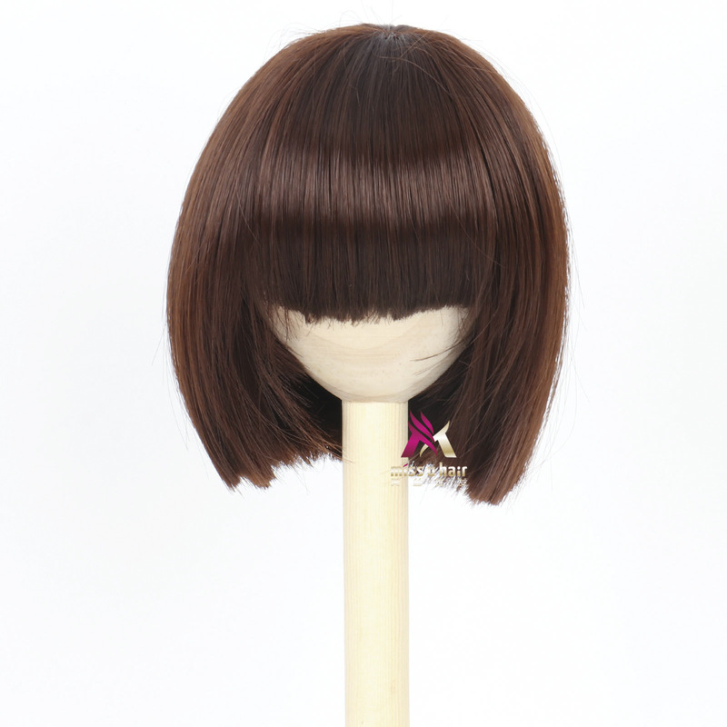 Milk Silk bjd Doll Wig 3 Points 4 Points Extra Soft Silk bobo Head Fake Hair Head Factory Wholesale