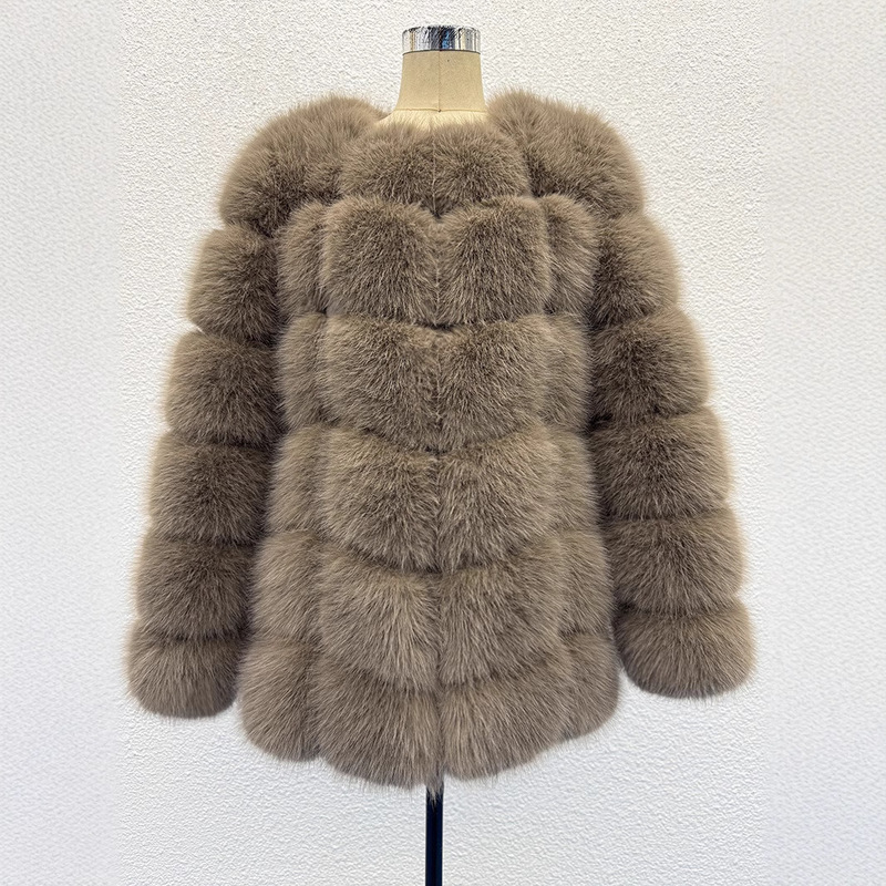 S-7Xl Large Size Eco-Friendly Fur Outwear European and American Export Cross-Border Women's Winter New Fashion Plush Outwear S-7Xl Large Size Eco-Friendly Fur Outwear European and American Export Cross-Border Women's Winter New Fashion Plush Outwear