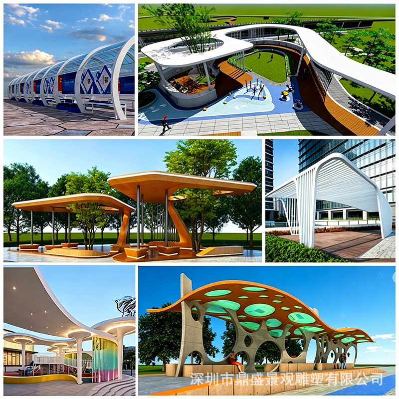 Custom stainless steel gazebo, stainless steel landscape pavilion, illuminated tree-shaped sculpture, iron art metal feature corridor Custom stainless steel gazebo, stainless steel landscape pavilion, illuminated tree-shaped sculpture, iron art metal feature corridor