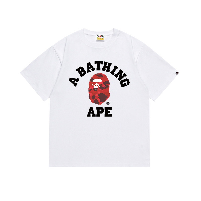 国境を越えた売れ筋BAPE X Miami International MIAMIジョイント漫画男女同型半袖スポーツTシャツトレンディブランド|undefined