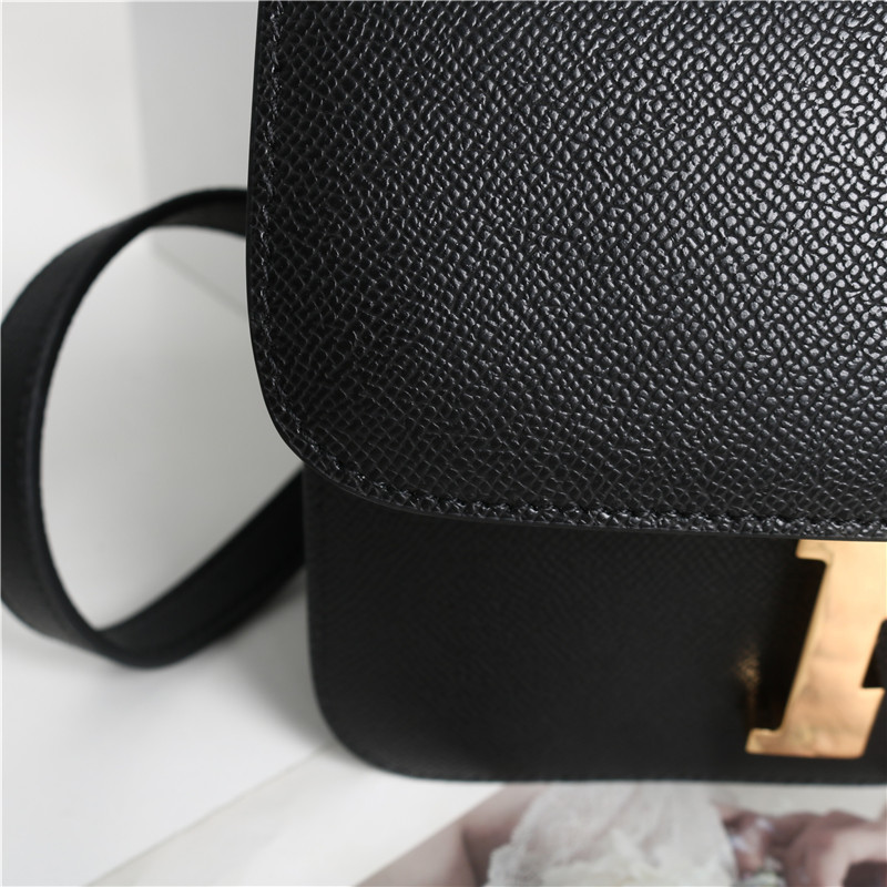 Cowhide Leather Crossbody Small Square Bag H-Buckle Lizard Pattern Flight Attendant Bag Trendy 2025 Genuine Leather Handbag - Thumbnail 6