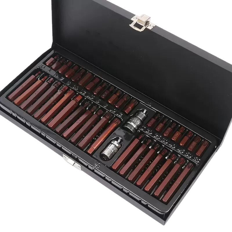 40点セット スターバッチツールセット スターバッチヘッド S2 六角十二角梅花六角ソケットバッチヘッドセット|undefined