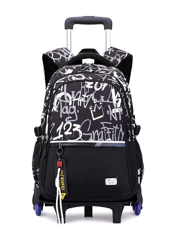 Nueva bolsa de tracción ligera para niños de escuela primaria, bolsa de gran capacidad para estudiantes de secundaria 3 - 6 grados, bolsa de escaleras