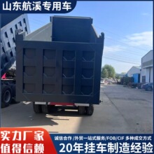 出口豪沃6*4翻斗卡车 后八轮渣土运输车 右驾驶舱矿用自卸车