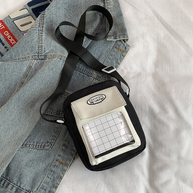 Coreana lindos bolsos transparentes mujeres 2024 nuevo tipo de bolsos portátiles versátiles para teléfonos móviles bolsos de hombro para estudiantes