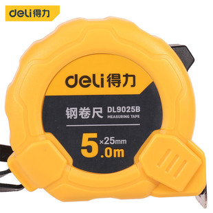 Effective Tools 5m Steel Tape Measure Box Ruler Telescopic Ruler Meter Ruler Metric 5M*25Mm Dl9025B