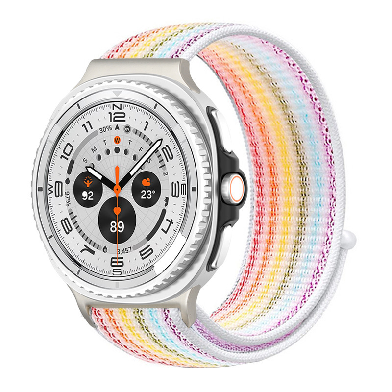 适用三星watch8手表带Galaxy watch8Classic魔术贴回环式尼龙表带|undefined