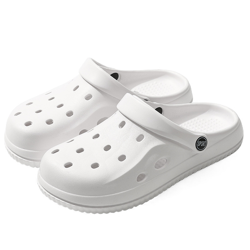 Hole shoes worn outside 2025 anti-slip thick bottom silent cool sandals student shoes dormitory men beach sandals