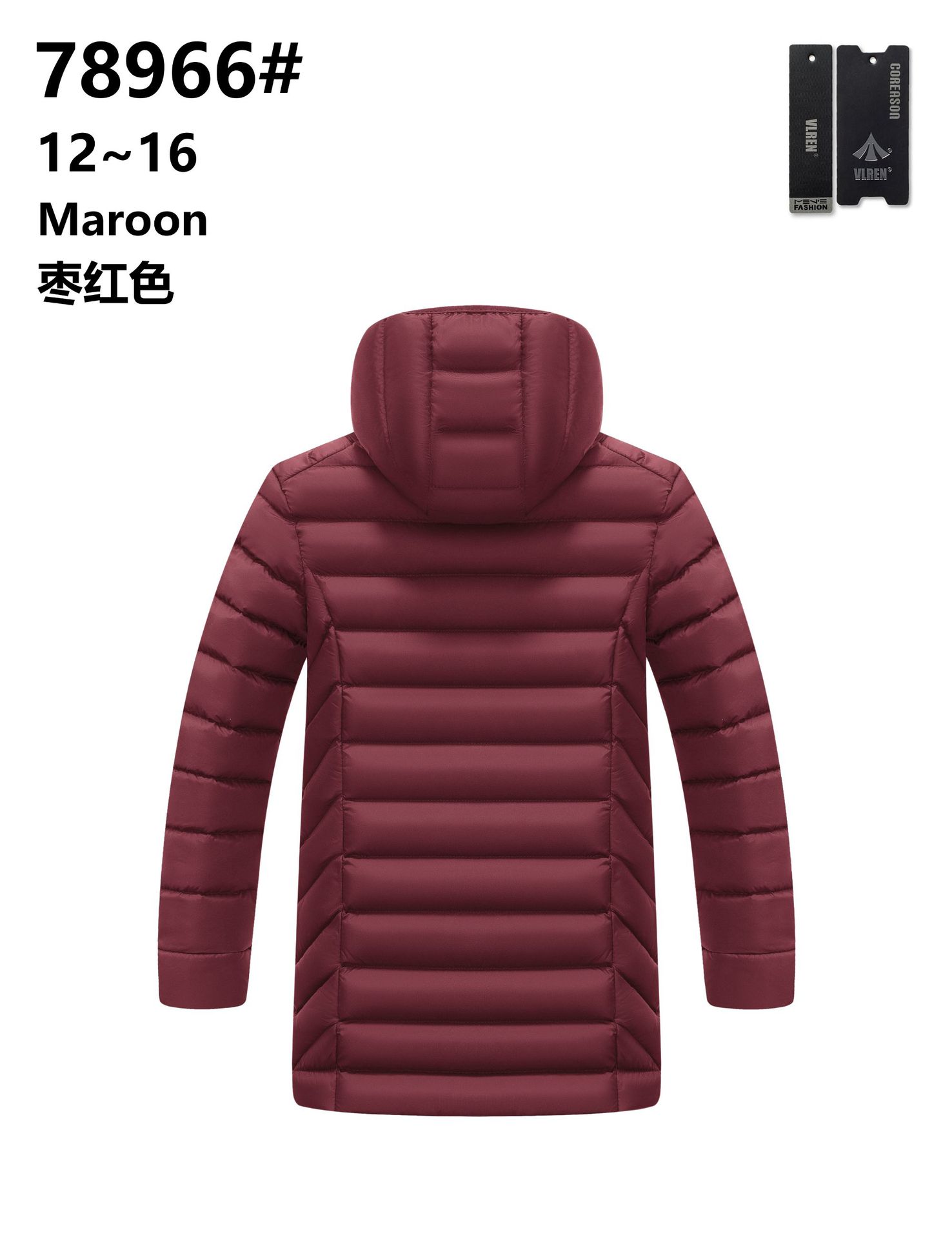 2023 transfronterizo de longitud media de los hombres y las mujeres engrosadas grandes niños de algodón acolchado con capucha abajo ropa de algodón acolchado raqueta de algodón ropa de niños europeos y americanos al por mayor