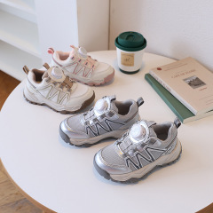 儿童运动鞋2025春秋新款轻便鞋子中大童休闲鞋女童老爹鞋百搭