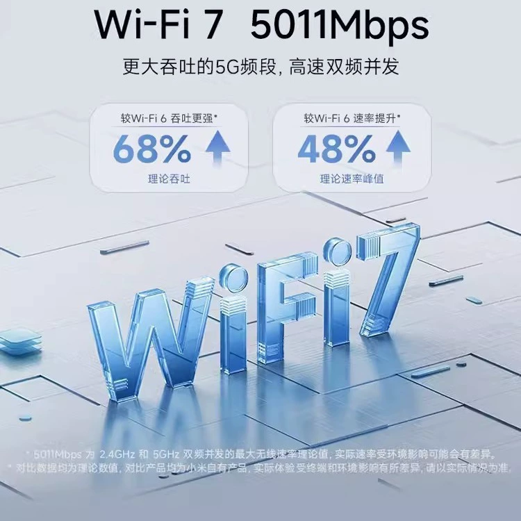 Xiaomi Mi Router BE5000 2.5G port through-wall home high-speed gigabit wireless router genuine wholesale
