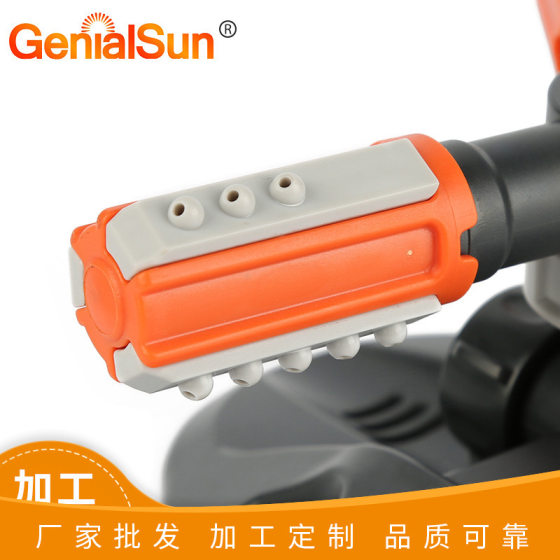 Multi-purpose sprinkler shower garden tool plastic three-hole sprinkler automatic rotating sprinkler