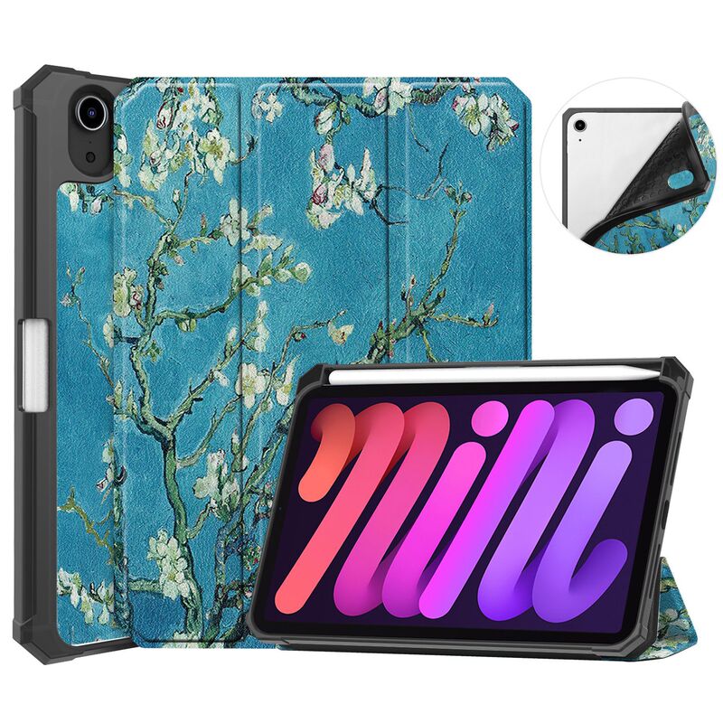 Applicable MINI6 protective case ipad 2021 tri-fold sleep 8.3 With Pen slot ipad mini6 soft case TPU
