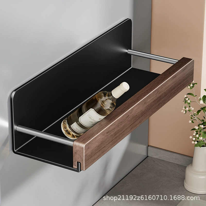 Spice Rack Magnetic Shelf Rack Hook Rack No-drill from Yomiego