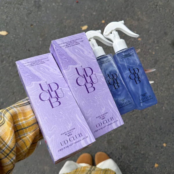 Korean Ud Club Pearl Protein Hair Care Essential Oil Spray Perfume Powder Encounter Purple Encounter Hair Fragrance Hydrating Long-Lasting Fragrance