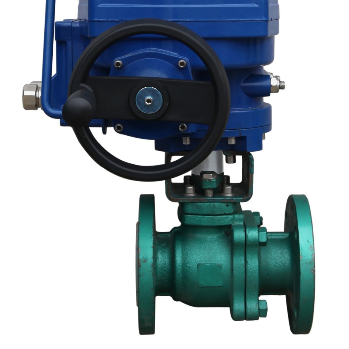 Q941F46防爆电动衬氟球阀