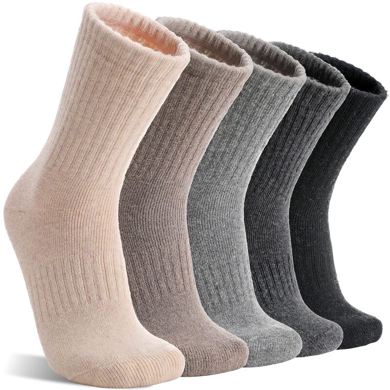 Men's and women's socks, outdoor sports hiking socks, winter warm crew socks, comfortable knitted socks, cold weather work socks